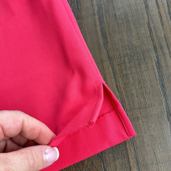 EV PRO™️ Size 4 'THE SAVOY' Hot Pink Side Zip Golf Skort - Picture 4 of 15
